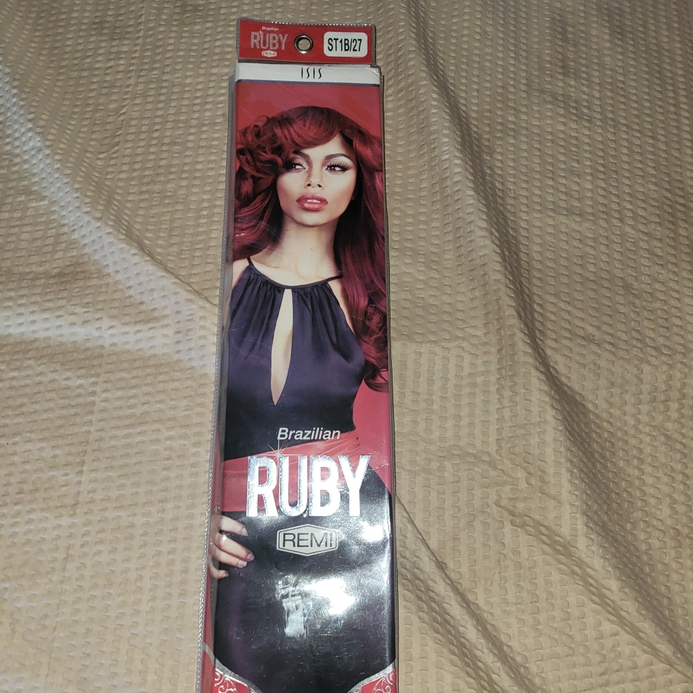 Ruby Remi Yaky Human Hair Weave 18" ST1B/27 Natural Straight Bundle